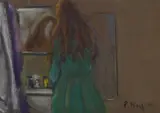Jesse in the bathroom by Paul Maze, Pastel, offered Mar 2026
