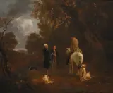 The squire's instructions by Thomas Barker, Oil on canvas, offered Feb 2026
