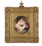 After landseer, queen victoria by Alfred Edward Chalon, Watercolour, tondo, offered Feb 2026