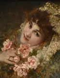 Roses by Conrad Kiessel, Oil on board, offered Feb 2026
