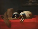 After sir edwin landseerthe cavaliers pets by J.h. Sharp, Oil on canvas, offered Feb 2026