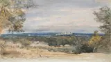 A distant view of windsor castle by Francis Oliver Finch, Watercolour, offered Feb 2026