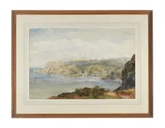 Babbacombe, devon by David Cox Junior, Pencil and watercolour, offered Feb 2026