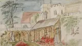Duchess of argyll (british 1848-1939), view of a cloister by Hrh Princess Louise, Watercolour over pencil, offered Feb 2026