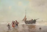 A good catch by Hector Caffieri, Watercolour heightened with white, offered Feb 2026