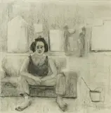Untitled by Henrietta Dubray, charcoal, offered Jul 2026
