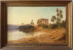 Philae by Edward Lear, oil on paper, offered Jul 2026