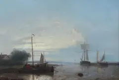 On the Scheldt by Abraham Hulk Senior, oil on canvas, sold Jul 2026