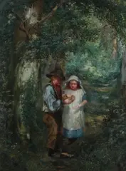 Untitled by John Finnie, oil on canvas, sold Jul 2026