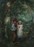 Untitled by John Finnie, oil on canvas, sold Jul 2026
