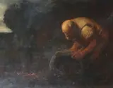 The Weedburner by Alphonse Legros, oil on canvas, sold Jul 2026