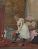 Untitled by Léon Auguste César Hodebert, oil on canvas, sold Jul 2026