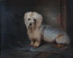 Untitled by George Wright, oil on canvas, sold Jul 2026