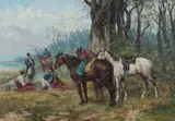 Untitled by Henri Fisher, oil on canvas, sold Jul 2026