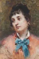 Untitled by Roberto Fontana, pastel and bodycolour on paper, sold Jul 2026
