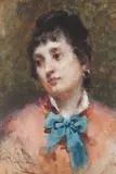 Untitled by Roberto Fontana, pastel and bodycolour on paper, sold Jul 2026