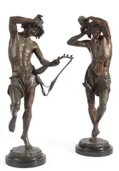 Untitled by Albert-Ernest Carrier-Belleuse, bronze, offered Jul 2026