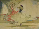 Untitled by Alan J. Bowyer, oil on board, sold Jun 2026