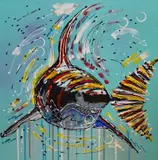 Apex I by Diana Richardson, oil on canvas, sold Jun 2026
