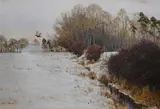 Untitled by Alistair Makinson, oil on canvas, sold Jun 2026