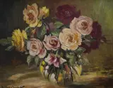 Untitled by Mona Martin, oil on canvas, sold Jun 2026