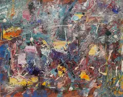 Untitled by Simon W. Desmond, oil, offered Jun 2026