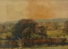 Early Autumn by John Buxton Knight, watercolour, sold Jun 2026