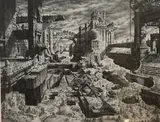 La Ville Volante by Gérard Trignac, pencil, sold Jun 2026