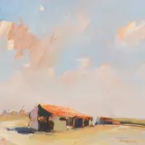 Untitled by Tom Homewood, oil on board, offered Jun 2026