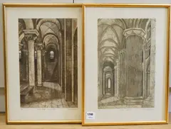 Durham Cathedral by Valerie Thornton, pencil, sold Jun 2026