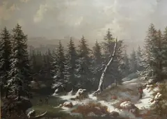 Untitled by E. Roehn, oil on canvas, sold Jun 2026