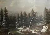 Untitled by E. Roehn, oil on canvas, sold Jun 2026