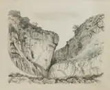 Ravine by David Gentleman, pencil, offered Jun 2026