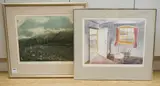 Below Truleigh Hill by Alison Milner-Gulland, pencil, sold Jun 2026