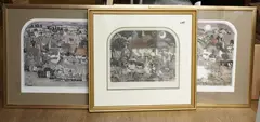 Everything in the Gardens by Graham Clarke, pencil and limited, sold Jun 2026