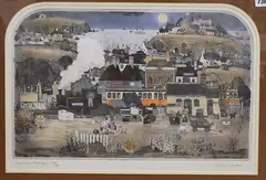 Summer Passengers by Graham Clarke, pencil, sold Jun 2026