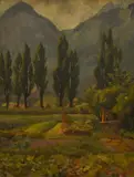 Untitled by Peter Paul Bozen Morandell, 1947, oil on board, sold Jun 2026