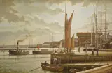 Lymington Quay, 1905 by Rodney Charman, oil on canvas, sold Jun 2026