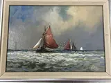 Untitled by Victor William Ellis, oil on board, sold Jun 2026