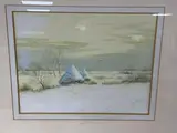 Winter Light by Paul Evans, gouache, sold Jun 2026