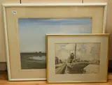 Dewpond at Chanctonbury by George Handley-Read, watercolour and a, sold Jun 2026
