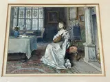 Untitled by George Goodwin Kilburne, watercolour, sold Jun 2026
