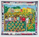 The Sunflower by Faith Ringgold, pencil, sold Jun 2026