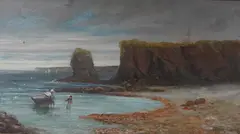 Untitled by Walter Danks, oil on canvas, offered Jun 2026