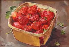 Untitled by Anne Cotterill, oil on board, sold Jun 2026
