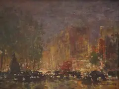 Untitled by Charles Harwood, oil on canvas, sold Jun 2026