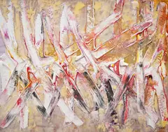 Untitled by Carlos Tomas, mixed media, sold Jun 2026