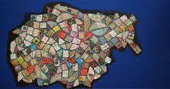Untitled by Artist Dotty, mixed media, offered Jun 2026
