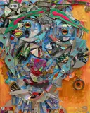 Untitled by Artist Dotty, mixed media, offered Jun 2026