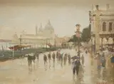 A Grey Day in Venice by Matthew Alexander, oil on board, sold May 2026
